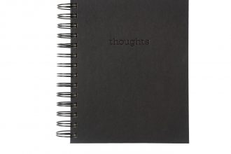 Hardcover Thoughts Notebook